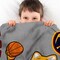 Sleep Squad Denver Nuggets Rocky Mascot 60” x 80” Raschel Plush Basketball Blanket